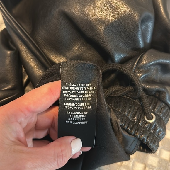 Bagatelle Black Faux Leather Pants - Picture 7 of 9